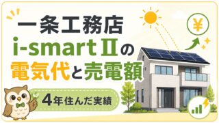 一条工務店 i-smartⅡの電気代と売電額を公開|さらぽか・太陽光・子ども3人家庭の実績
